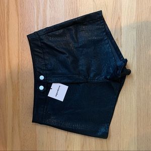 NWT Superdown Faux leather shorts size small
